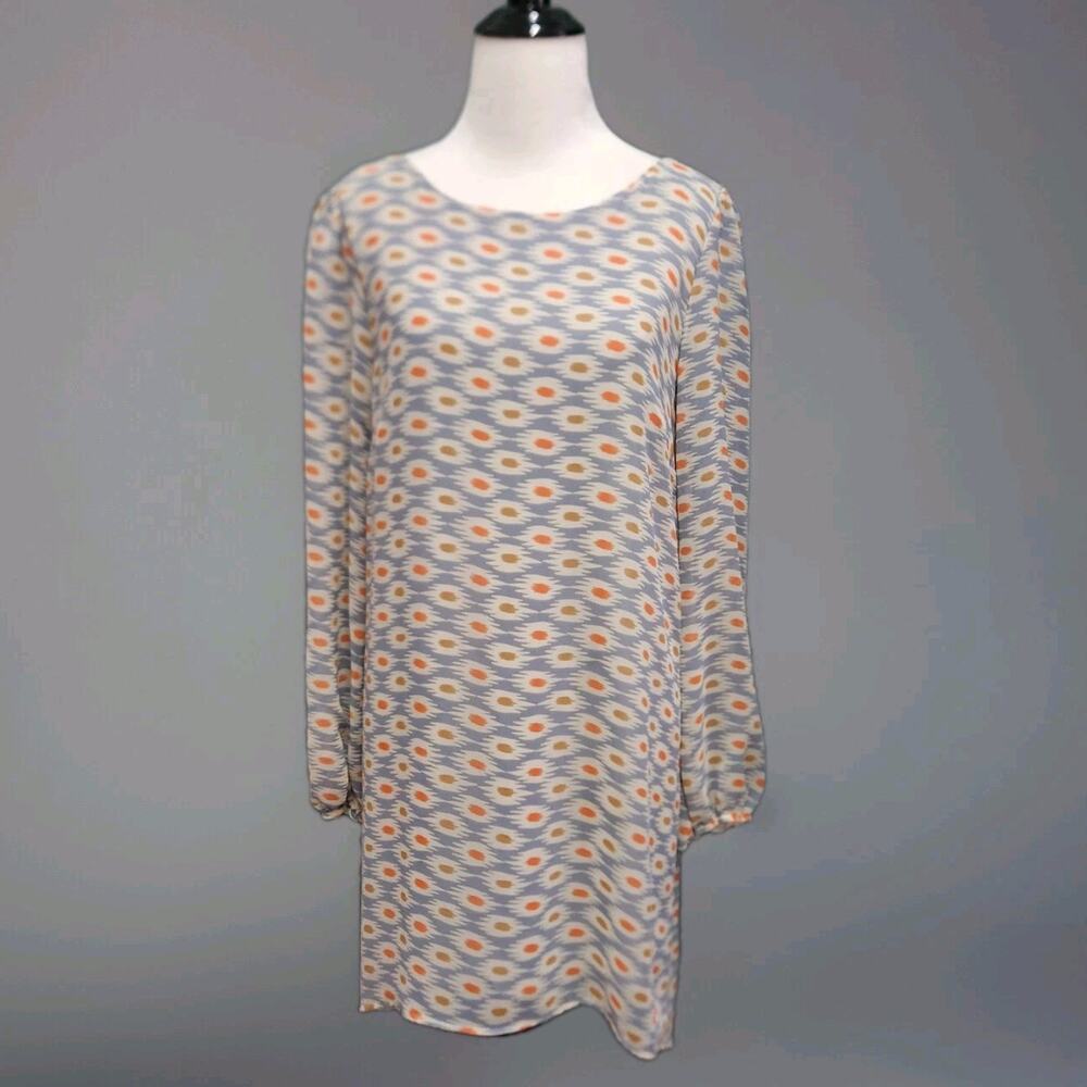 Tinley Peppermint size Medium Open Back Blue Shift Dress